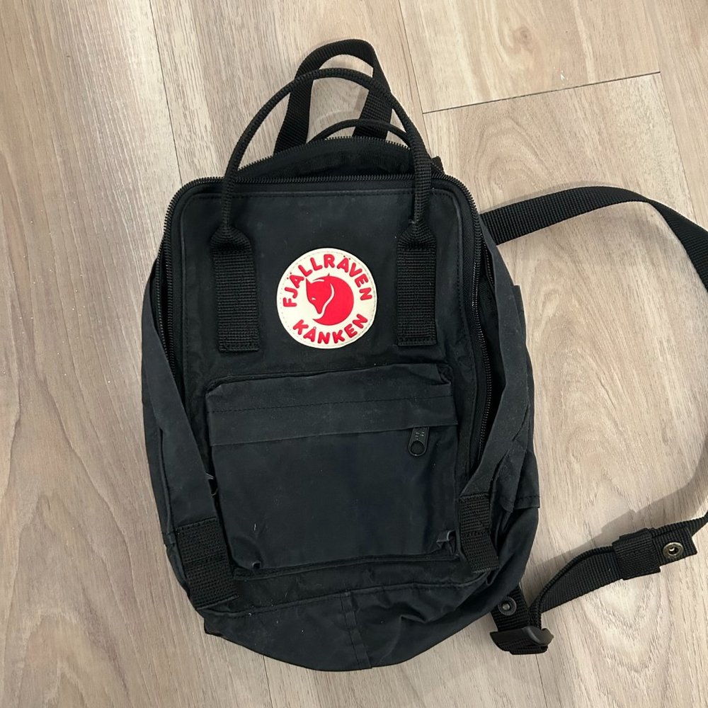 FJALLRAVEN Kanken Mini Backpack Black